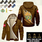 Personalized Denmark Soldier/ Veteran With Name And Rank Hoodie Zip Velvet Coat - 17369856