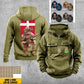 Personalized Denmark Soldier/Veteran Vintage Hoodie All Over Printed - 1718928001