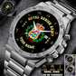 Personalized Denmark Soldier/ Veteran With Name And Rank Gentleman Stainless Steel Watch - 17388864
