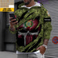 Personalized Denmark Soldier/ Veteran Camo With Name And Rank Hoodie 3D Printed - 17125344