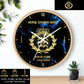 Personalized Denmark Soldier/ Veteran With Name, Rank And Year Wooden Clock - 17391456