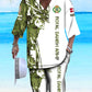 Personalized Denmark Soldier/ Veteran With Name, Year And Rank Combo Top + Bottoms - 17262720