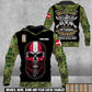 Personalized Denmark Soldier/Veteran with Name and Rank Hoodie All Over Printed - 1741046401