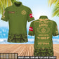 Personalized Denmark Soldier/Veteran with Name, Year and Rank Polo All Over Printed - 17407872