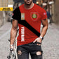 Personalized Denmark Soldier/Veteran with Name and Rank T-shirt 3D All Over Printed - 17125344