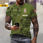 Personalized Denmark Soldier/Veteran with Name and Rank T-shirt All Over Printed - 17150400