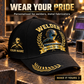 Personalized Welder Baseball Cap - Black Gold Legacy - advertising image
