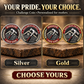 Personalized Roofer Challenge Coin - Legacy Laurel - advertising image