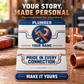 Personalized Plumber Aluminum Wallet Card - Everyday Dedication - advertising image