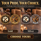 Personalized Carpenter Challenge Coin - Heritage Tribute - advertising image
