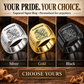 Personalized Carpenter Engraved Signet Ring - Sunburst Legacy - advertising image