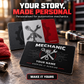 Personalized Mechanic Aluminum Wallet Card - Midnight Pride - advertising image