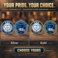 Personalized EMS Challenge Coin - Legacy Laurel - advertising image