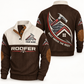 Personalized Roofer Sports Sweatshirt - Heritage Collar - Brown