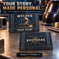 Personalized Welder Aluminum Wallet Card - Toolmark Heritage - advertising image