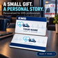 Personalized EMS Aluminum Wallet Card - Signature Stripe - advertising image