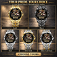 Personalized Roofer Crystal Metal Watch - Faceted Legacy - advertising image