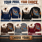 Personalized Plumber Sports Sweatshirt - Heritage Collar - advertising image