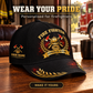 Personalized Fire Fighter Baseball Cap - Black Gold Legacy - advertising image