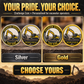 Personalized Excavator Operator Challenge Coin - Legacy Laurel - advertising image