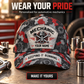Personalized Mechanic Camo Baseball Cap - Patchwork Pride - advertising image
