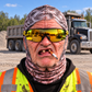 Dump Truck Driver funny face balaclava - Style 3
