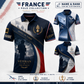 Personalized France Soldier/Veteran with Name and Rank Polo All Over Printed - QK1779753621
