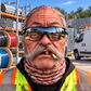 Electrician funny face balaclava - Style 8