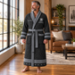 Personalized Electrician Bathrobe - Signature Silhouette lifestyle view