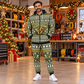 electrician hero Winter Snowflake full-zip hoodie and jogger combo with Custom Name and Custom Company Name