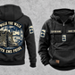 EMS Walk the Walk Badge Vintage Hoodie in Black, fully separated front and back views with sample text CUSTOM NAME and SINCE 2000, ambulance and response-bag motifs, and I WALK THE WALK / WITH EMS PRIDE arched boots artwork.