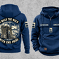 EMS Walk the Walk Badge Vintage Hoodie in Dark Blue, fully separated front and back views with sample text CUSTOM NAME and SINCE 2000, ambulance and response-bag motifs, and I WALK THE WALK / WITH EMS PRIDE arched boots artwork.