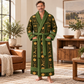 Personalized EMS Bathrobe - Workbench Stripes lifestyle view