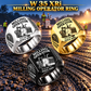 Three personalized W 35 XRi cold planer operator signet rings in Silver, Gold and Black finishes, with MILLING OPERATOR, W 35 XRi, CUSTOM NAME and SINCE 2000 engraving.