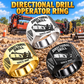 Ditch Witch JT20 HDD Directional Drill Signet Ring: Silver, Gold and Black signet rings with JT20 machine engraving, CUSTOM NAME and SINCE 2000 sample text.