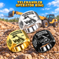 Hero personalized 1055 telehandler operator signet ring with original unbranded machinery, CUSTOM NAME and SINCE 2000.