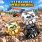 Hero personalized 10054 telehandler operator signet ring with original unbranded machinery, CUSTOM NAME and SINCE 2000.