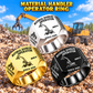 Hero personalized 825 E material handler operator signet ring with original unbranded machinery, CUSTOM NAME and SINCE 2000.