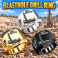 Pit Viper 271 blasthole drill signet ring, Silver, Gold and Black finishes, CUSTOM NAME and SINCE 2000 artwork