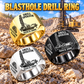 Pit Viper 351 Blasthole Drill signet ring, Silver, Gold and Black finishes, CUSTOM NAME and SINCE 2000 artwork