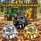 John Deere 643L-II Feller Buncher Operator Ring: Silver, Gold and Black signet rings with flat machine engraving, CUSTOM NAME and SINCE 2000.
