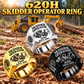 Tigercat 620H Skidder Operator Ring: Silver, Gold and Black signet rings with flat machine engraving, CUSTOM NAME and SINCE 2000.