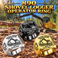Tigercat 890 Shovel Logger Operator Ring: Silver, Gold and Black signet rings with flat machine engraving, CUSTOM NAME and SINCE 2000.
