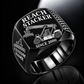 Hyster RS46-33XD/62 reach stacker signet ring, black finish, CUSTOM NAME and SINCE 2000 sample engraving
