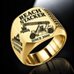 Hyster RS46-33XD/62 reach stacker signet ring, gold finish, CUSTOM NAME and SINCE 2000 sample engraving