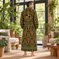 Personalized Excavator Operator Bathrobe - Art Deco Craft lifestyle view