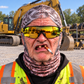 Excavator Operator funny face balaclava - Style 3