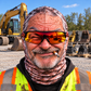 Excavator Operator funny face balaclava - Style 4