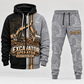 excavator operator full-zip hoodie and matching joggers - lightgray catalog view