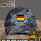 Personalized Name Germany Soldier/Veterans Camo Baseball Cap - 1684368001